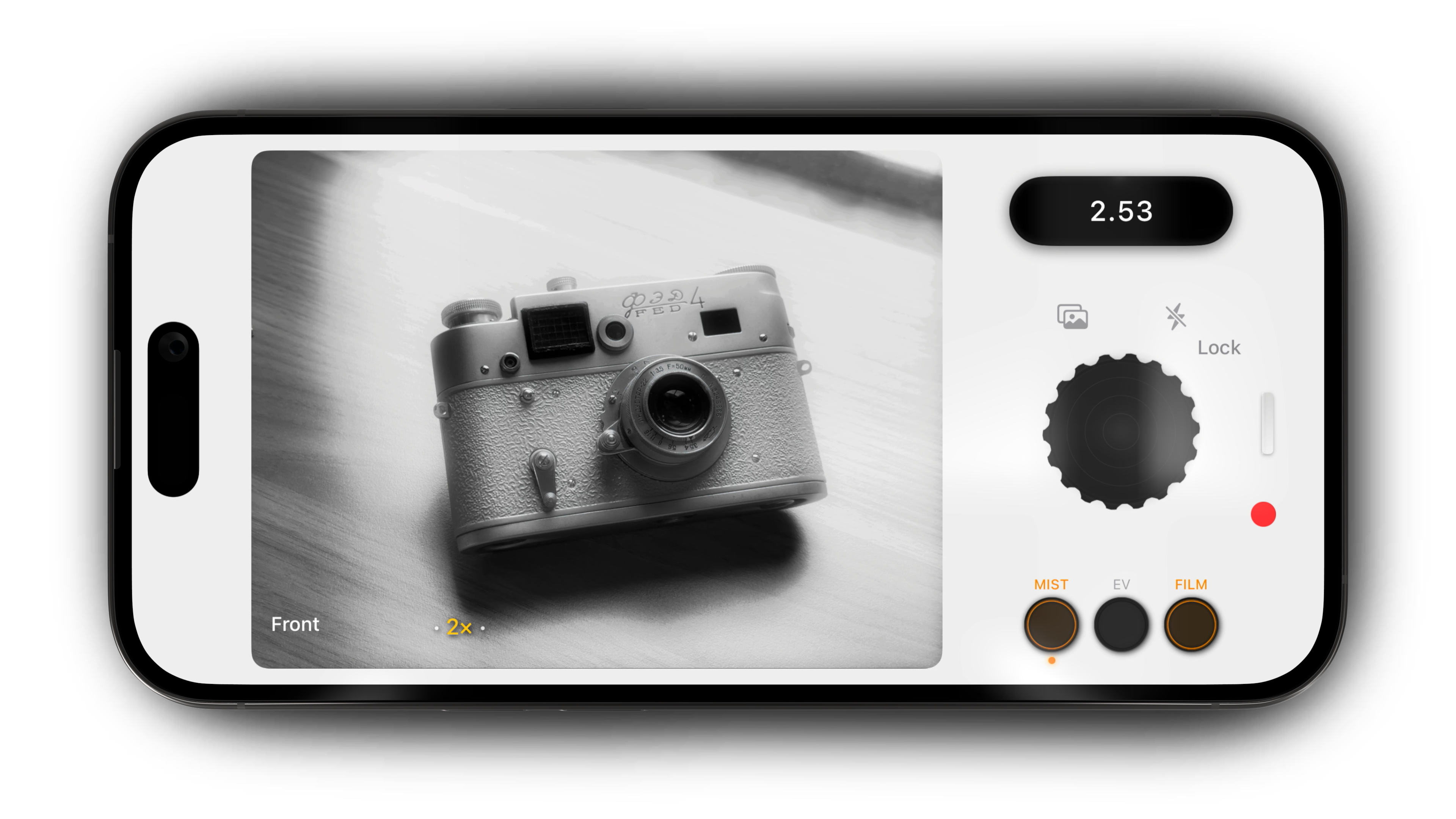 MistLens still life landscape screenshot